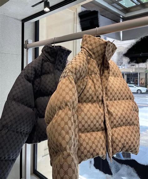 gucci and balenciaga puffer jacket|Balenciaga Gucci hat.